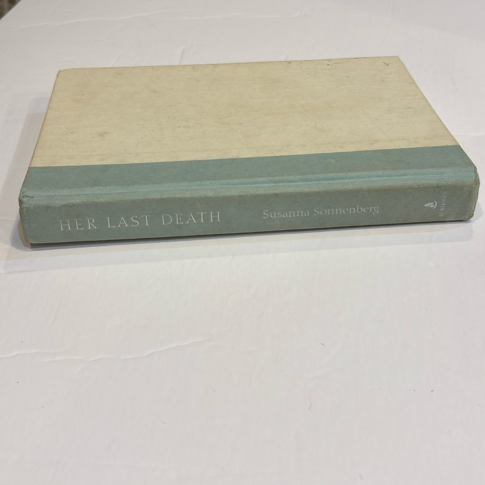 Author Susan Sonnenberg Her Last Death Memoir Hardback Book
